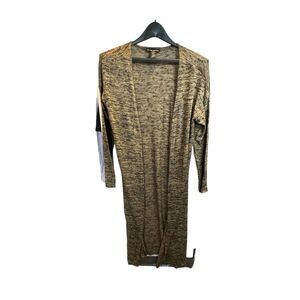 See You Monday Los Angeles Brown Knit Cardigan Long Sleeve Women's Size S